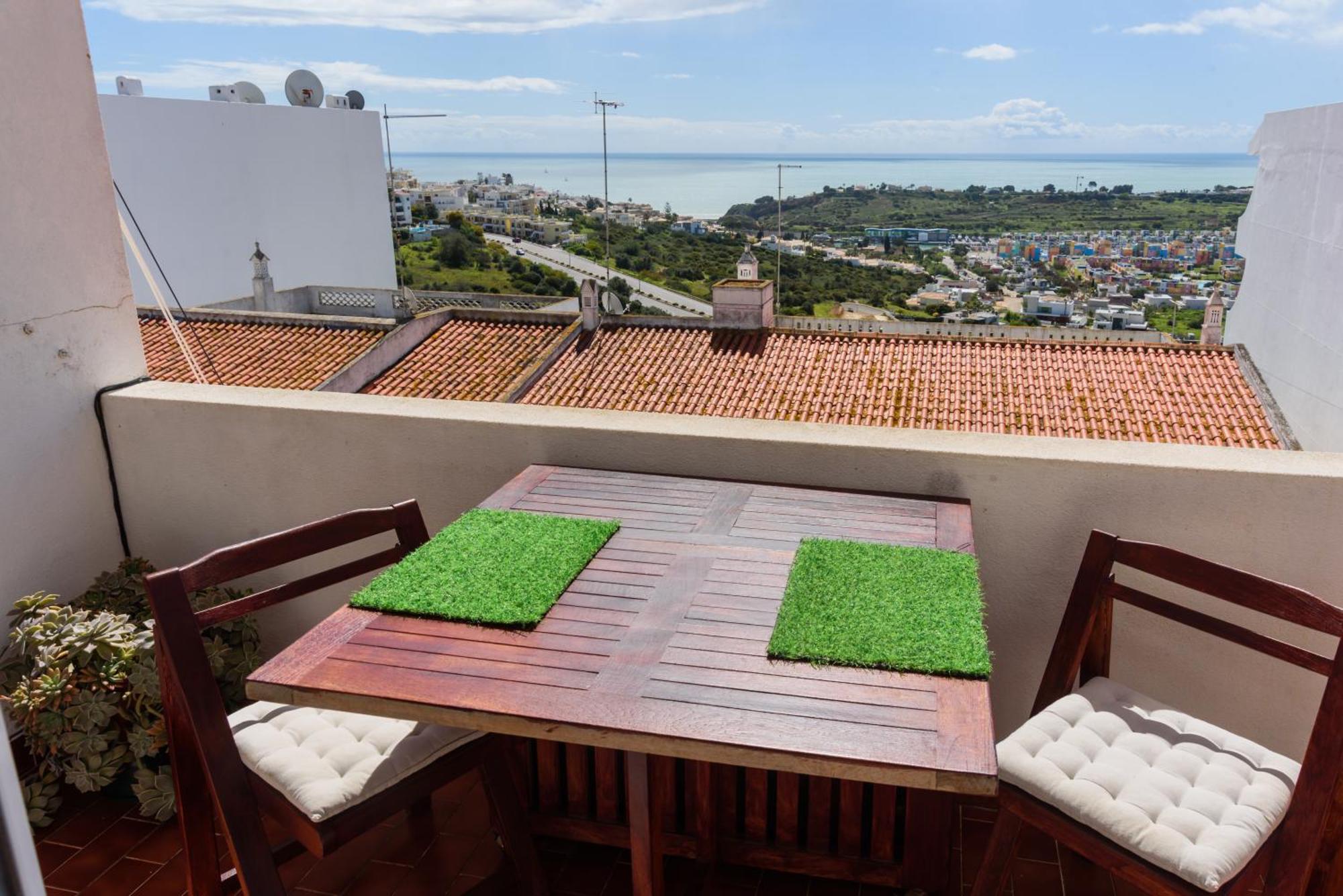 Hillside Studio With Sea View & Fibre Internet Albufeira Exterior foto